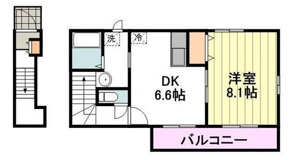 メゾンカサブランカの物件間取画像